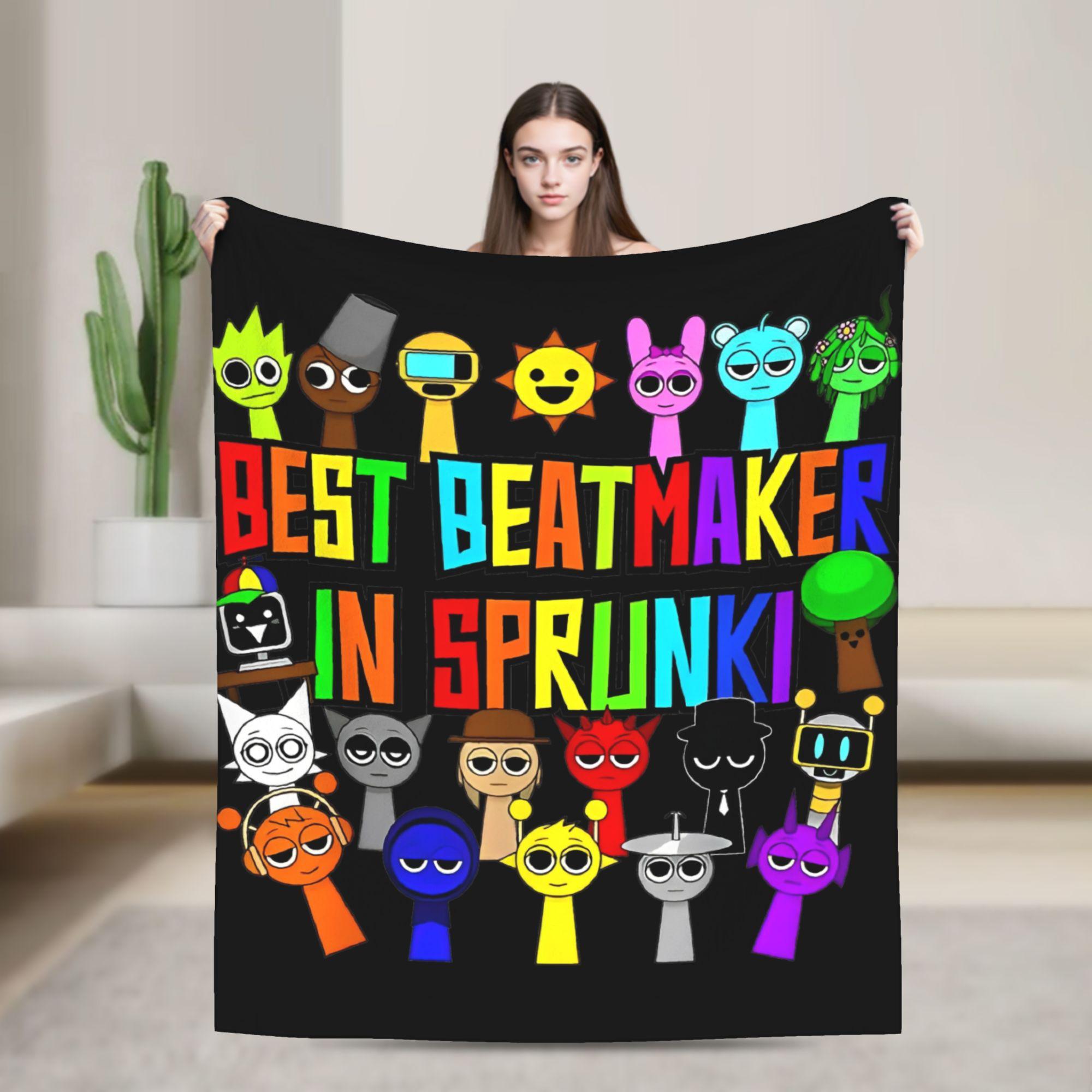Ковдра Sprunki Team Funny Games Фланелева Смішна Дихаюча Пледи для Покриття Крісла Дивана Літні 125x100cm 50x40in
Ковдра Sprunki Team Funny Games Фланелева Смішна Дихаюча Пледи для Покриття Крісла Дивана Літні 125x100cm 50x40in