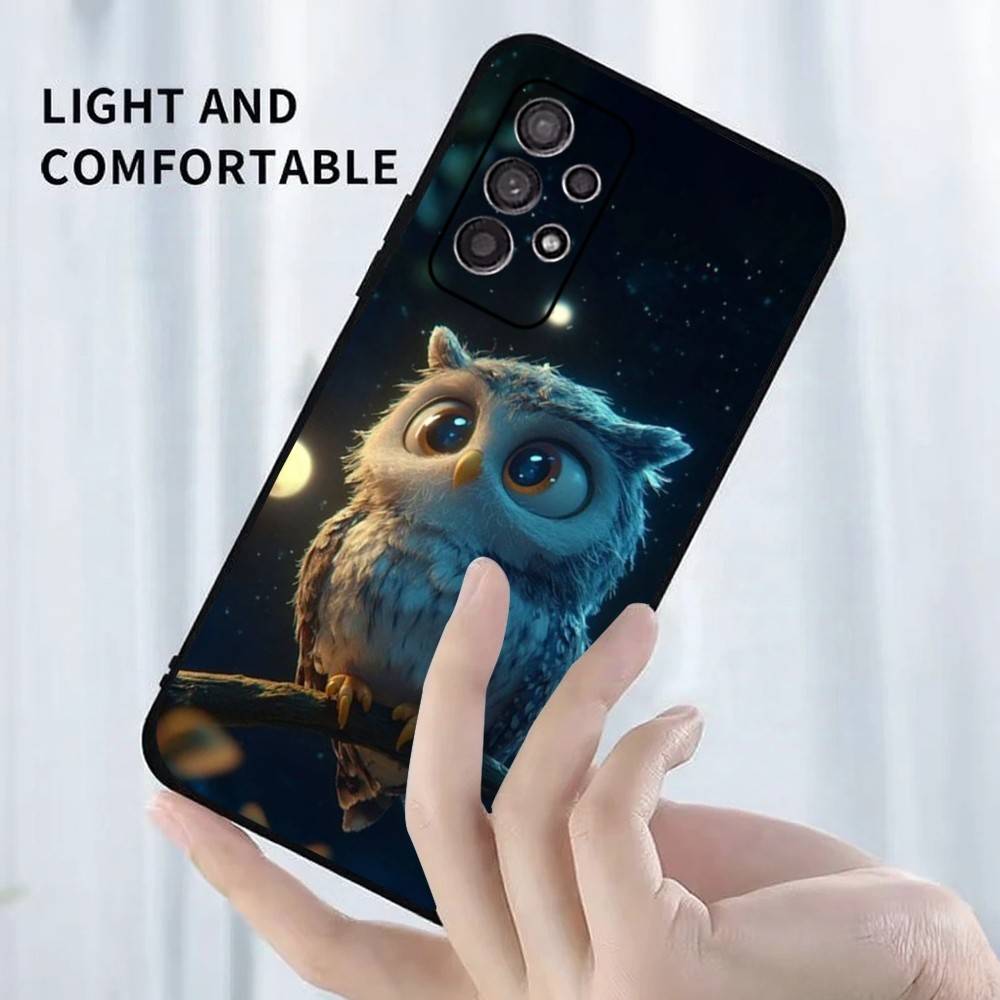 Cute Owl Phone Case For Samsung S25,S24,S23,S22,S21,S20,S10,Ultra,Plus,Lite,FE,Soft Silicone Black Cover Samsung S25ULTRA
Cute Owl Phone Case For Samsung S25,S24,S23,S22,S21,S20,S10,Ultra,Plus,Lite,FE,Soft Silicone Black Cover Samsung S25ULTRA