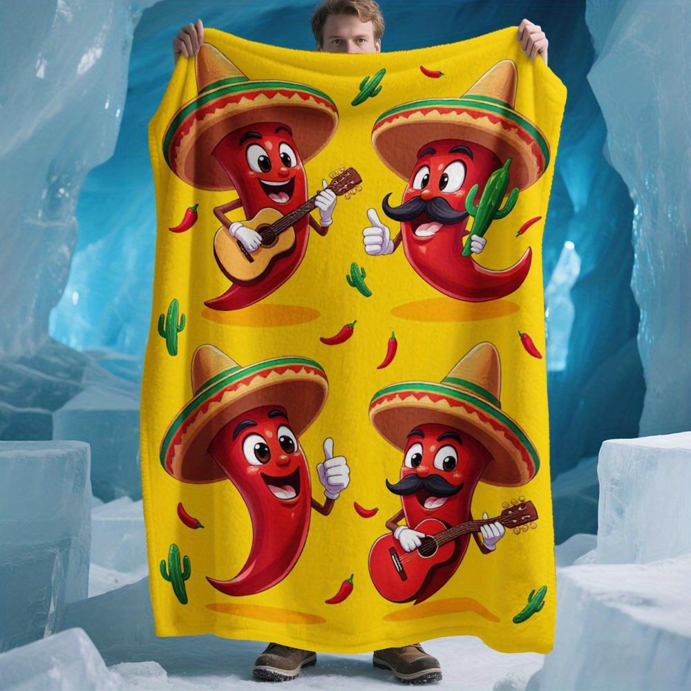 Mexican chili pattern Flannel printed blanket suitable for all seasons suitable for living room office sofa and travel 180x250CM 75x100cm (30x40inch)
Mexican chili pattern Flannel printed blanket suitable for all seasons suitable for living room office sofa and travel 180x250CM 75x100cm (30x40inch)