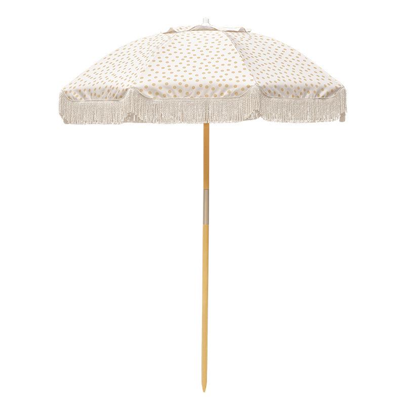 Beech Wood Pole Beach Umbrella with Tassels - Casual Sun Protection and Portable Design for Garden, Courtyard, and Holiday Use
Beech Wood Pole Beach Umbrella with Tassels - Casual Sun Protection and Portable Design for Garden, Courtyard, and Holiday Use