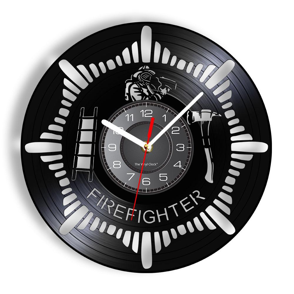 Firefighting Artwork Modern Design Wall Clock for Fire Protection Station Fireman Home Decor Timepieces Vinyl Record Album Watch
Firefighting Artwork Modern Design Wall Clock for Fire Protection Station Fireman Home Decor Timepieces Vinyl Record Album Watch