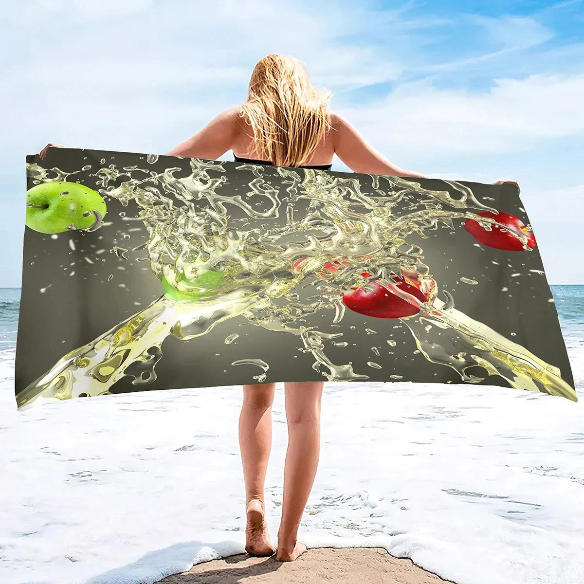 Cute Apple Beach Towel Microfiber Cartoon Fruit Bath Towel Quick Dry Sand Free Towels For Swimming Pool Beach Yoga Travel Sport W30*H60(CM)
Cute Apple Beach Towel Microfiber Cartoon Fruit Bath Towel Quick Dry Sand Free Towels For Swimming Pool Beach Yoga Travel Sport W30*H60(CM)