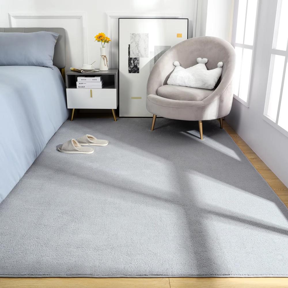 Modern Solid-colored Soft Theme Carpet Living Room Decor Sofa Rug Bedside Soft Area Rug Balcony Coffee Table Floor Mat Doormat 40x60cm
Modern Solid-colored Soft Theme Carpet Living Room Decor Sofa Rug Bedside Soft Area Rug Balcony Coffee Table Floor Mat Doormat 40x60cm