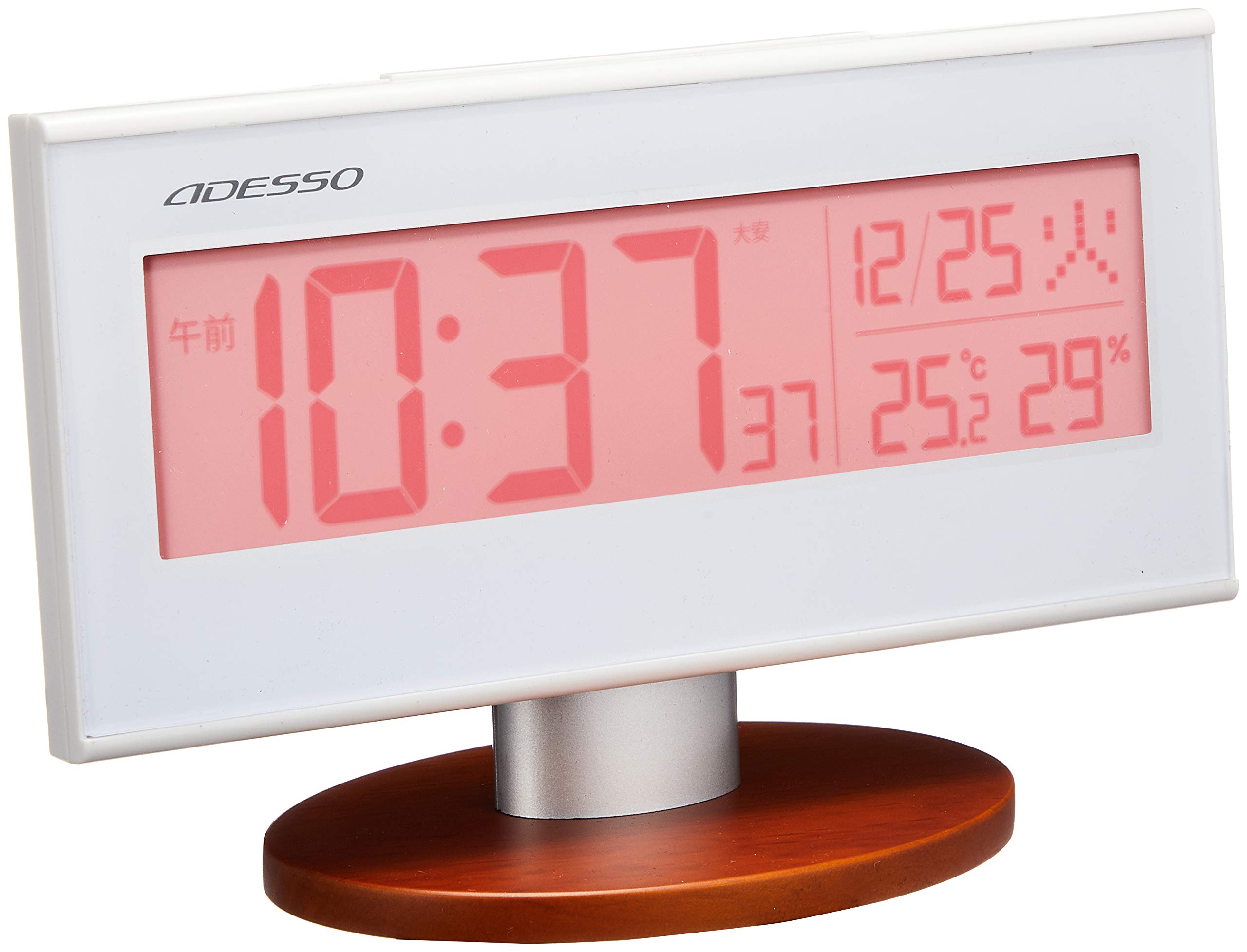 ADESSO Alarm Pastel Radio Six Date Can Be Used as a Pink Clock, Color, Clock, Days, Temperature, Humidity, Display, Stand, AX-200PK
ADESSO Alarm Pastel Radio Six Date Can Be Used as a Pink Clock, Color, Clock, Days, Temperature, Humidity, Display, Stand, AX-200PK