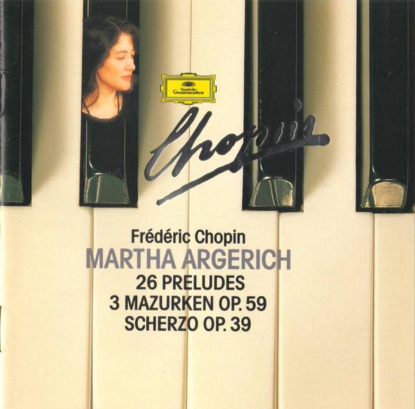 CD FRÉDÉRIC CHOPIN, MARTHA ARGERICH - 26 Preludes / 3 Mazurken Op. 59 / S 4315842 Deutsche Grammo US Classical Used
CD FRÉDÉRIC CHOPIN, MARTHA ARGERICH - 26 Preludes / 3 Mazurken Op. 59 / S 4315842 Deutsche Grammo US Classical Used