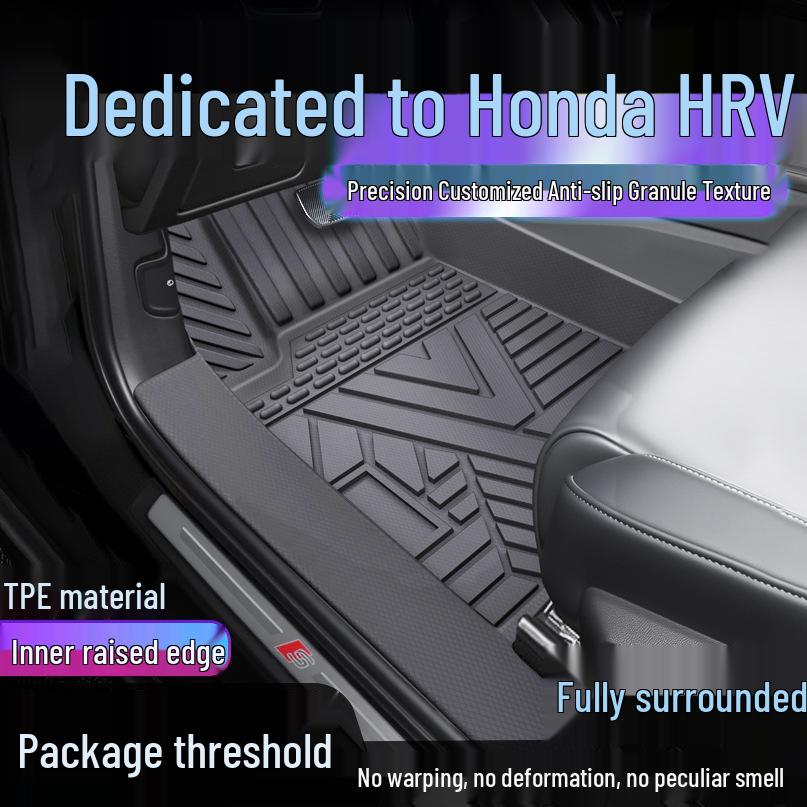 Honda HR-V Full Coverage TPE Floor Mats - Waterproof & Anti-dirty Protection Upgraded Single Layer
Honda HR-V Full Coverage TPE Floor Mats - Waterproof & Anti-dirty Protection Upgraded Single Layer