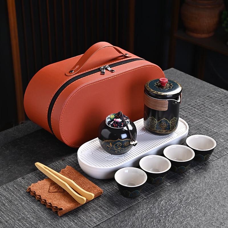 Chaxun Ancient Charm Portable Ceramic Tea Set
Chaxun Ancient Charm Portable Ceramic Tea Set