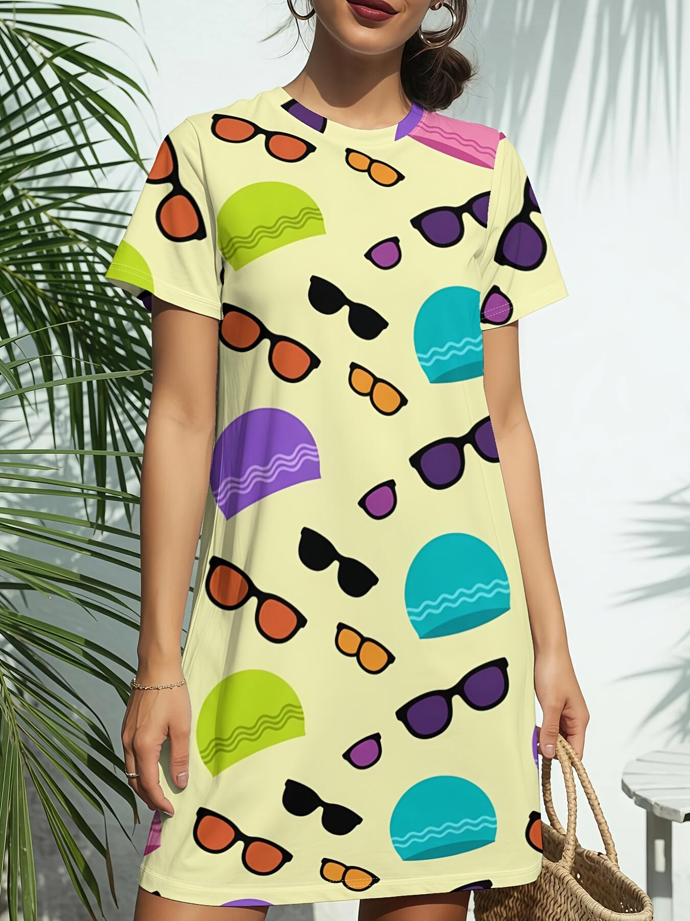 Women S New Crew Neck Short Sleeve T-Shirt Dress. American Trend Digital Print. Casual And Versatile for Spring And Summer. Elegant And Chic Women S D 5XL дубильна кора
Women S New Crew Neck Short Sleeve T-Shirt Dress. American Trend Digital Print. Casual And Versatile for Spring And Summer. Elegant And Chic Women S D 5XL дубильна кора