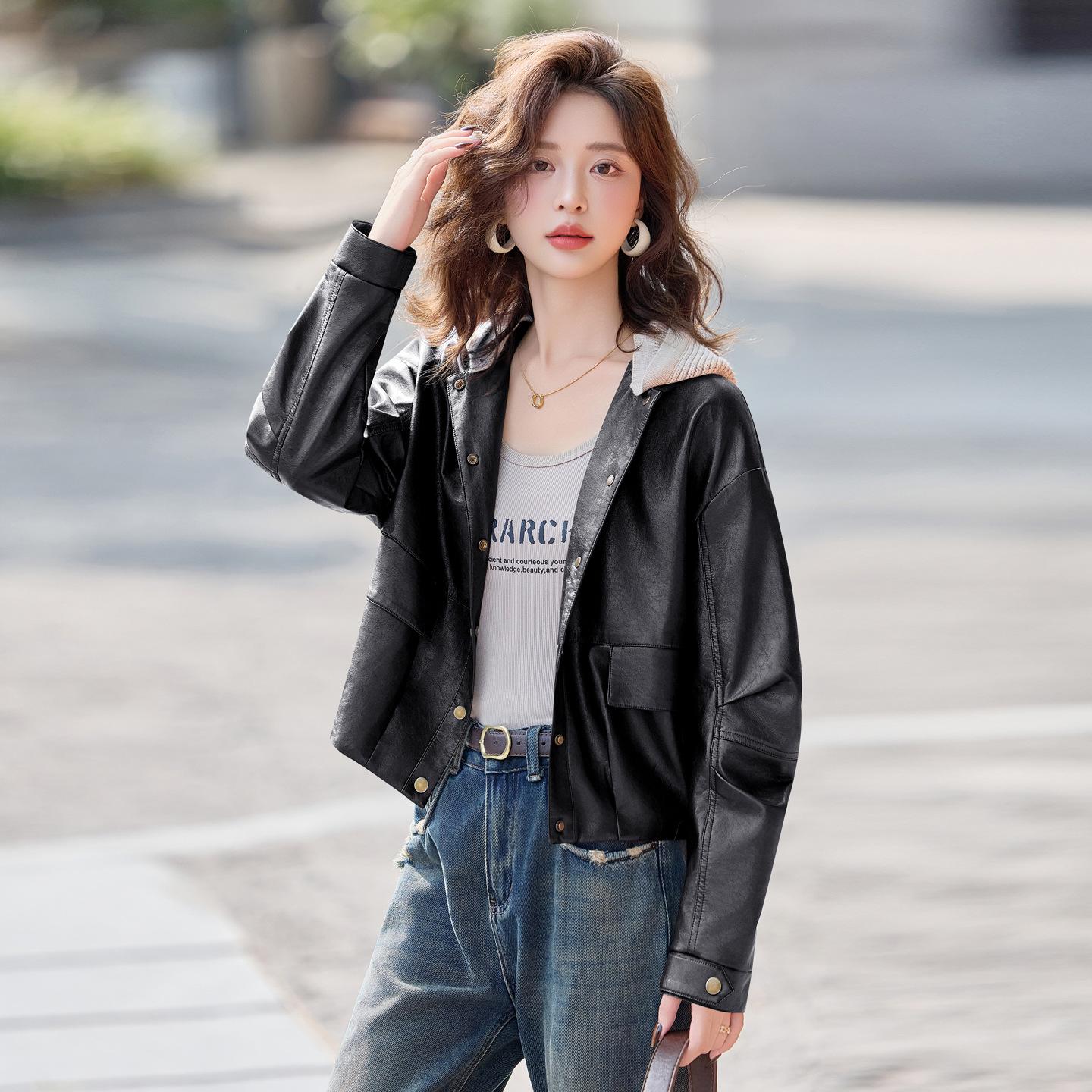 Женская мотоциклетная куртка из овчины с капюшоном 2025 - Приталенная, Универсальная, Повседневная XL
Женская мотоциклетная куртка из овчины с капюшоном 2025 - Приталенная, Универсальная, Повседневная XL