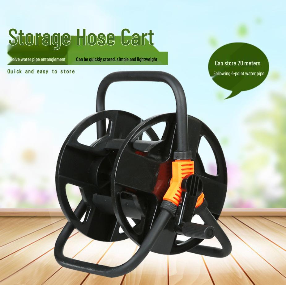 50m Hand-Push Hose Reel Cart with Wheels for Quick Water Hose Retraction
50m Hand-Push Hose Reel Cart with Wheels for Quick Water Hose Retraction
