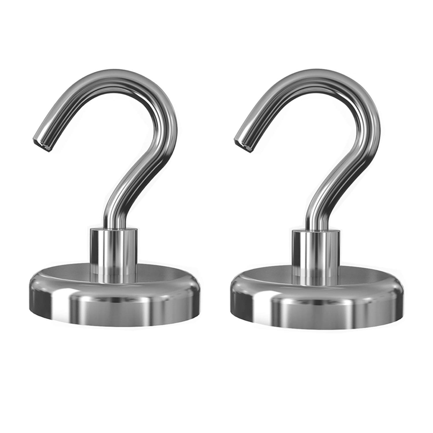 Super Strong Magnetic Hook Cosego 2 Pieces Vertical Load Capacity 80kg Metal Diameter Magnet Included for Commercial Wall Storage Silver 4.8cm
Super Strong Magnetic Hook Cosego 2 Pieces Vertical Load Capacity 80kg Metal Diameter Magnet Included for Commercial Wall Storage Silver 4.8cm