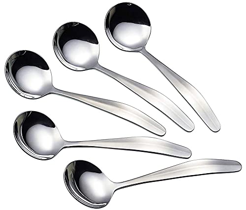 Shimomura 14150 Spoon Bouillon, Set of 5, Made in Japan, Stainless Steel Soup, Porridge, Cupping, 14150
Shimomura 14150 Spoon Bouillon, Set of 5, Made in Japan, Stainless Steel Soup, Porridge, Cupping, 14150