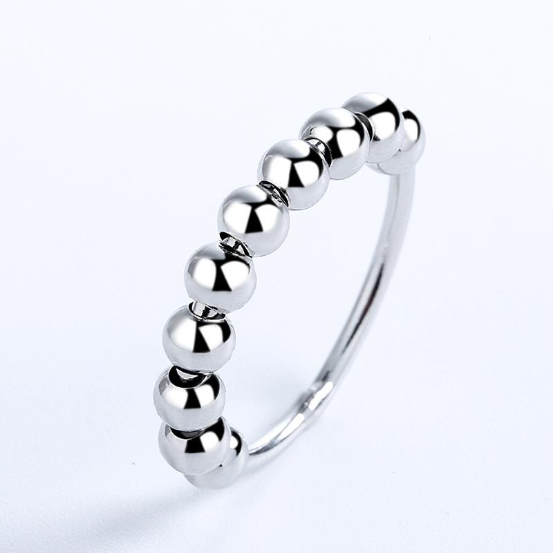 ZHOUYANG Spinner Beads Fidget Rings For Women Silver Color Stress Relieving Anxiety Ring Finger Jewelry Girls Wholesale KAR045 8
ZHOUYANG Spinner Beads Fidget Rings For Women Silver Color Stress Relieving Anxiety Ring Finger Jewelry Girls Wholesale KAR045 8