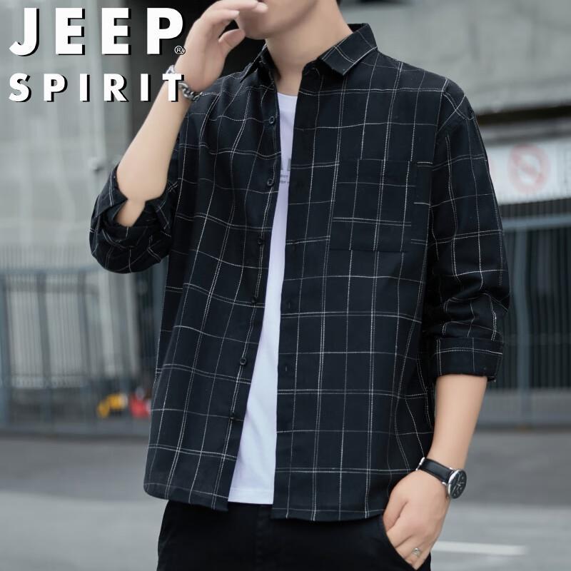 JEEP SPIRIT Men s Casual Plaid Long Sleeve Shirt 4XL
JEEP SPIRIT Men s Casual Plaid Long Sleeve Shirt 4XL