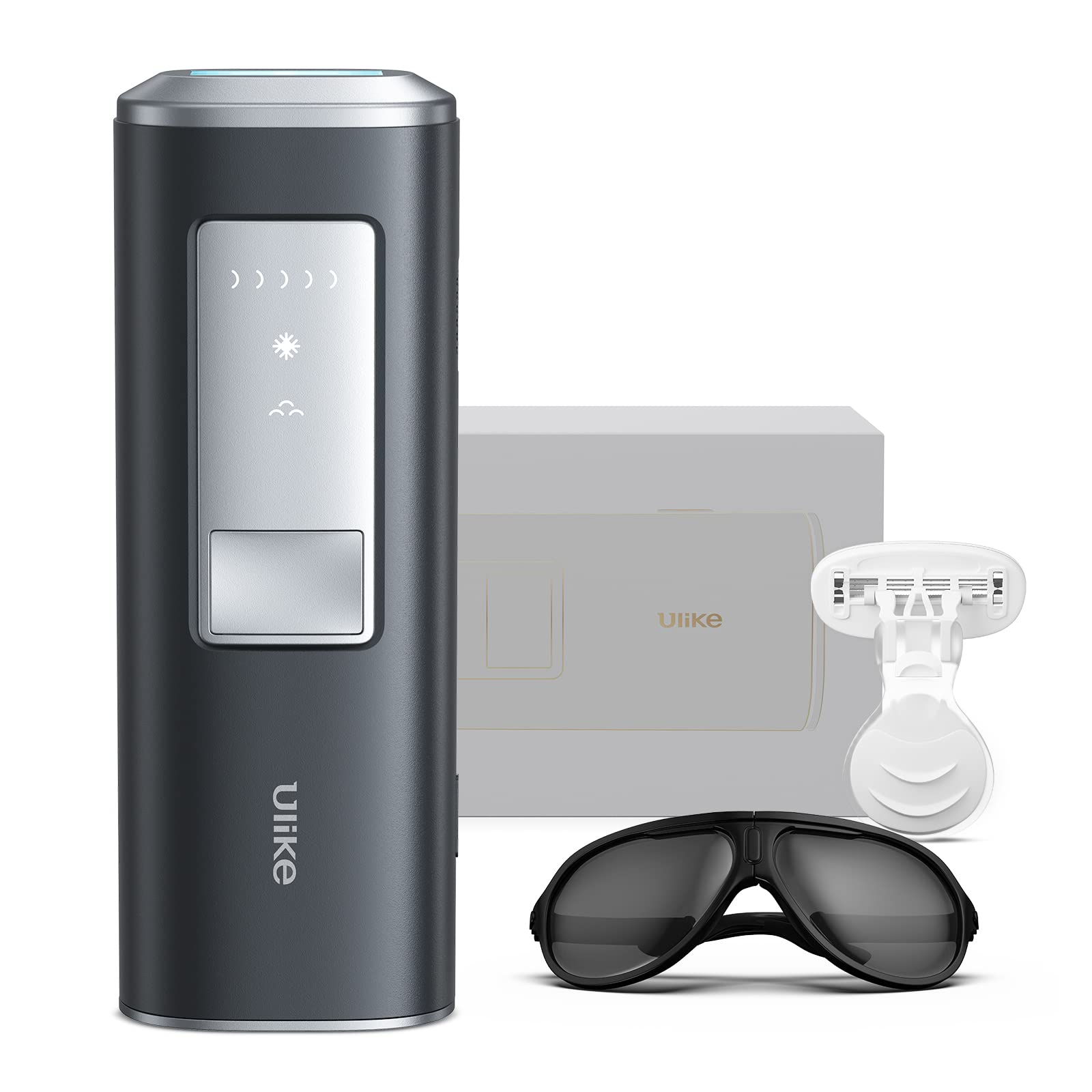 Ulike Ulike Hair Removal Device Air2 Hair Removal Device for Beards Compatible with VIO Full Body Care Sapphire Cooling Technology Painless Hair чорний
Ulike Ulike Hair Removal Device Air2 Hair Removal Device for Beards Compatible with VIO Full Body Care Sapphire Cooling Technology Painless Hair чорний