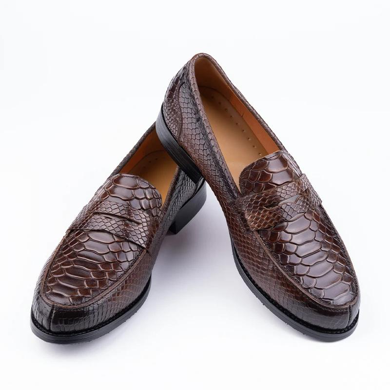 Snake Printing Leather Men Shoes Loafers Design Slip on Daily Casual Shoe Genuine Cowhide Handmade Sewing Comfortable Dress Shoe 45 коричневий
Snake Printing Leather Men Shoes Loafers Design Slip on Daily Casual Shoe Genuine Cowhide Handmade Sewing Comfortable Dress Shoe 45 коричневий