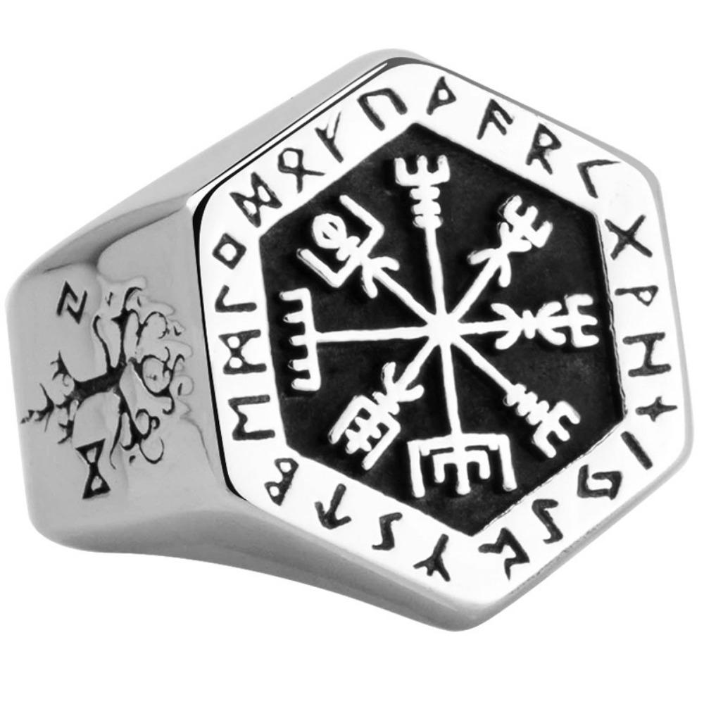 Nordic Viking Totem Compass Ring Men s Retro Hip Hop Party Ring Trendy Unique Style Jewelry 13
Nordic Viking Totem Compass Ring Men s Retro Hip Hop Party Ring Trendy Unique Style Jewelry 13