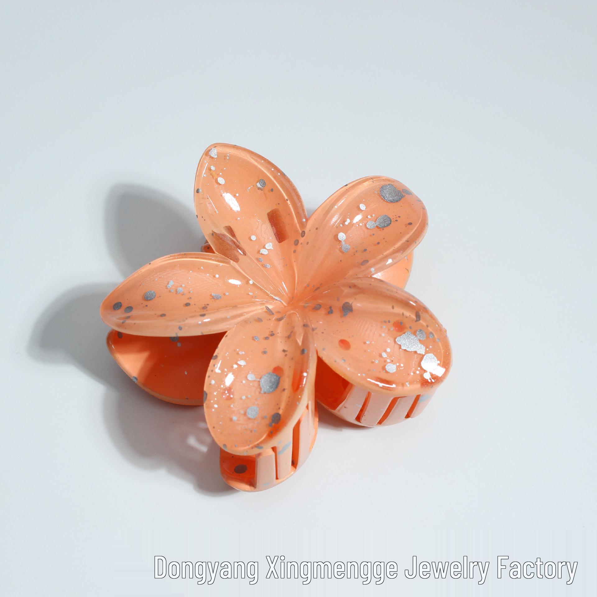 Frangipani Women s Hairpin: Back of Head Five-Petal Flower Shark Clip, Side Decoration, High-End Claw Hair Accessory помаранчевий
Frangipani Women s Hairpin: Back of Head Five-Petal Flower Shark Clip, Side Decoration, High-End Claw Hair Accessory помаранчевий