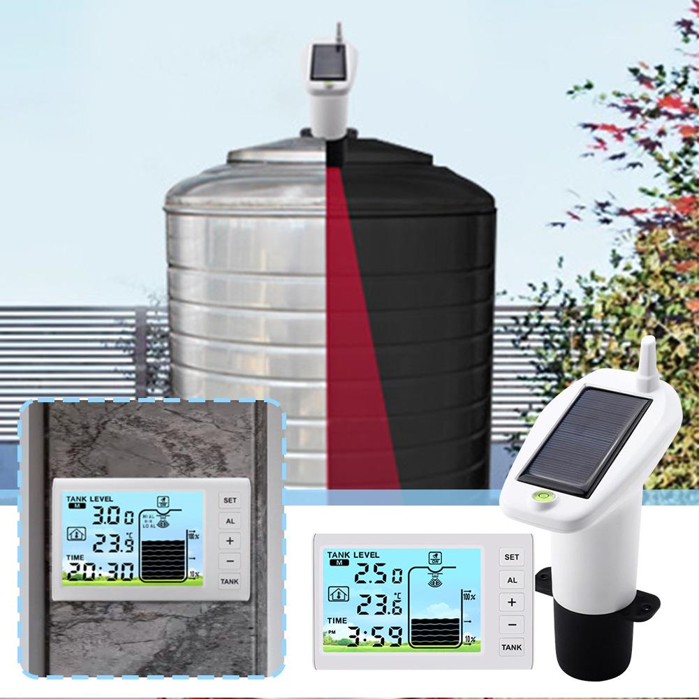 Ultrasonic Water Tank Liquid Level Meter With Temperature Sensor Level Monitor W/Alarm Time Display Liquid Depth Measuring Gauge
Ultrasonic Water Tank Liquid Level Meter With Temperature Sensor Level Monitor W/Alarm Time Display Liquid Depth Measuring Gauge