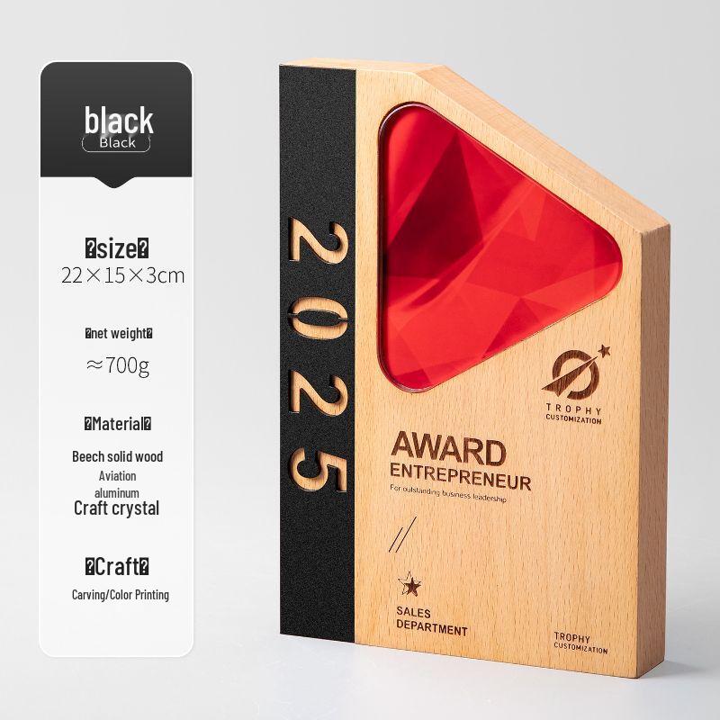 YILIMENG Crystal Wood Trophy Award Standard
YILIMENG Crystal Wood Trophy Award Standard