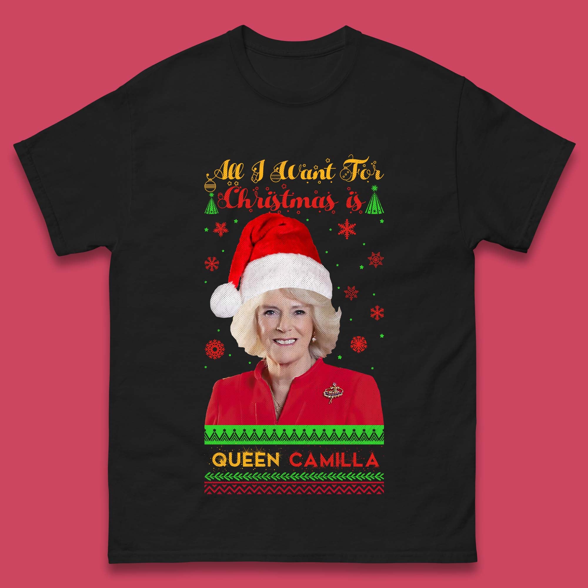 Queen Camilla Christmas Mens T-Shirt Womens Tops Tees XL
Queen Camilla Christmas Mens T-Shirt Womens Tops Tees XL