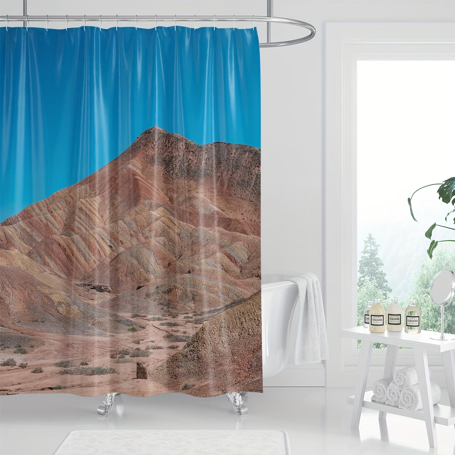 1Pc Modern Style Shower Curtain, Fresh Simplicity, Digital Print, Desert Beauty, Fashionable Bathroom Decor 180X180Cm W60H190(CM)-1 Pcs
1Pc Modern Style Shower Curtain, Fresh Simplicity, Digital Print, Desert Beauty, Fashionable Bathroom Decor 180X180Cm W60H190(CM)-1 Pcs
