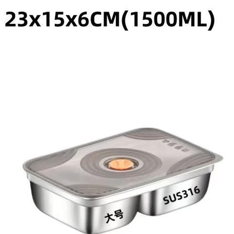 ZISIZ Stainless Steel 2-Compartment Food Container Set
ZISIZ Stainless Steel 2-Compartment Food Container Set