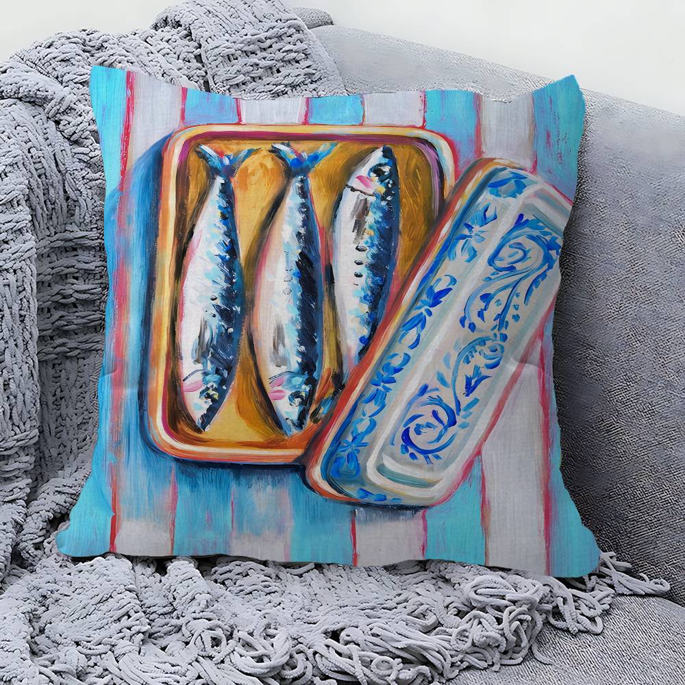 Sardine Lobster Ocean Animal Pillow Cover Sofa Cushion Cover Home Room Decoration Children Gift 30cmx30cm
Sardine Lobster Ocean Animal Pillow Cover Sofa Cushion Cover Home Room Decoration Children Gift 30cmx30cm
