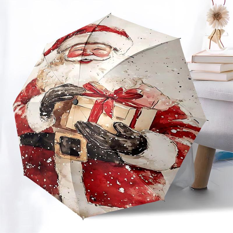 1pc Santa Claus Christmas Gift with Presents, Automatic Opening Umbrella, Portable Folding Design, 8-Rib Iron Frame Outdoor Umbrella, Festive Present
1pc Santa Claus Christmas Gift with Presents, Automatic Opening Umbrella, Portable Folding Design, 8-Rib Iron Frame Outdoor Umbrella, Festive Present