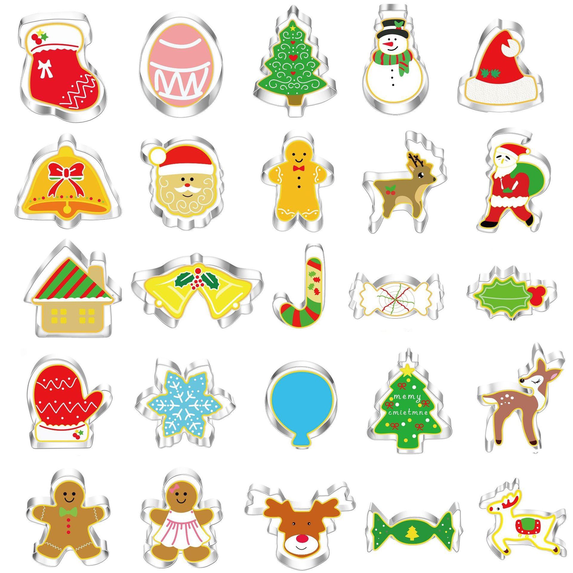 Christmas Supplies 1pc Stainless Steel Christmas Cookie Cutter Xmas Tree Santa Claus Biscuit Fondant Mold for Home Kitchen
Christmas Supplies 1pc Stainless Steel Christmas Cookie Cutter Xmas Tree Santa Claus Biscuit Fondant Mold for Home Kitchen