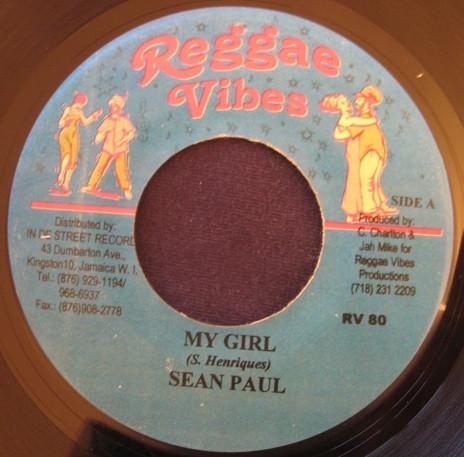 7inch Record SEAN PAUL - My Girl RV80 Reggae Vibes Jamaica Reggae, Ska & Dub Used
7inch Record SEAN PAUL - My Girl RV80 Reggae Vibes Jamaica Reggae, Ska & Dub Used