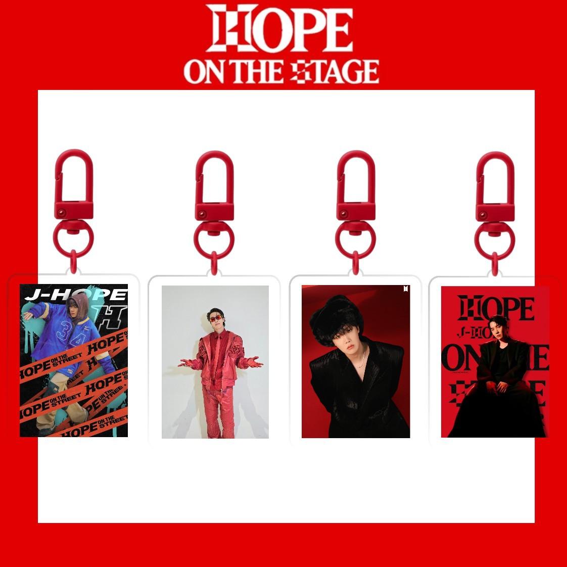 4pcs BTS J-HOPE HOPE ON THE STREET Acrylic Keychain, Jung Ho-seok Photo Charm with Red Carabiner, Kpop ARMY Fans Bag Accessory 4pcs
4pcs BTS J-HOPE HOPE ON THE STREET Acrylic Keychain, Jung Ho-seok Photo Charm with Red Carabiner, Kpop ARMY Fans Bag Accessory 4pcs