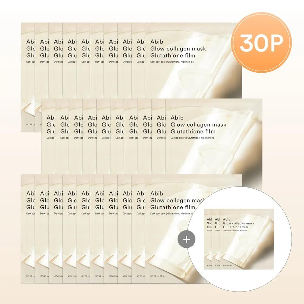 Glow Collagen Mask Glutathione Film 30 Sheets + 3 Extra Sheets Gift
Glow Collagen Mask Glutathione Film 30 Sheets + 3 Extra Sheets Gift