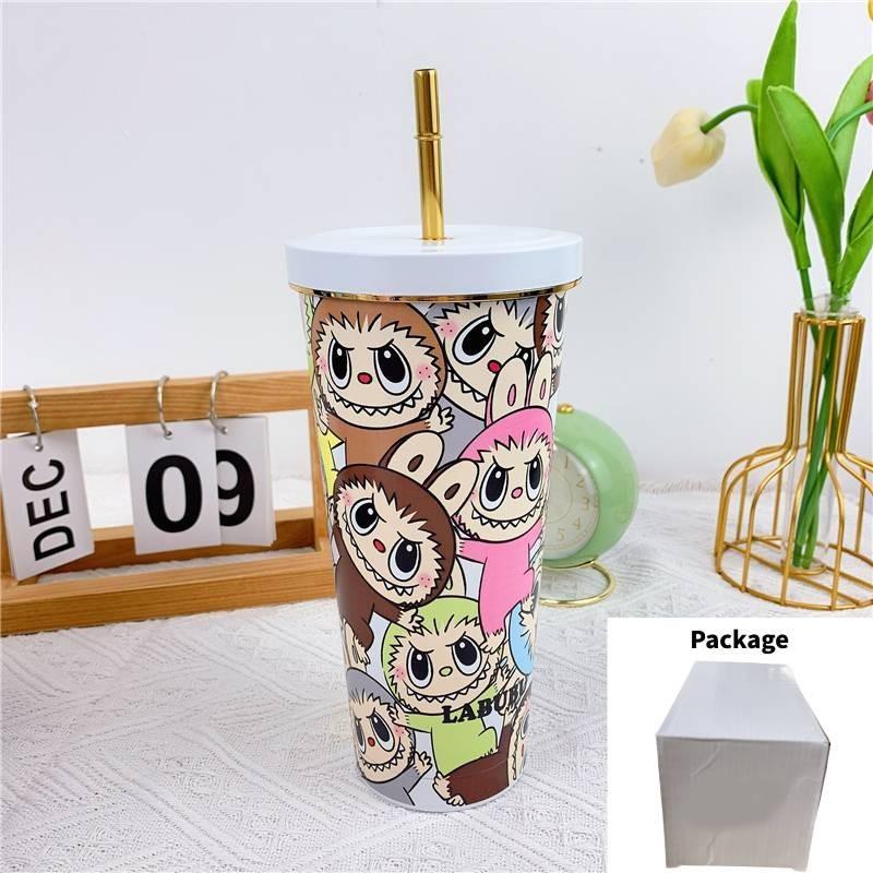 Нержавеющая вакуумная сталь с термоизоляцией, большой многоцветный объем, поильник Full Pattern,750ml