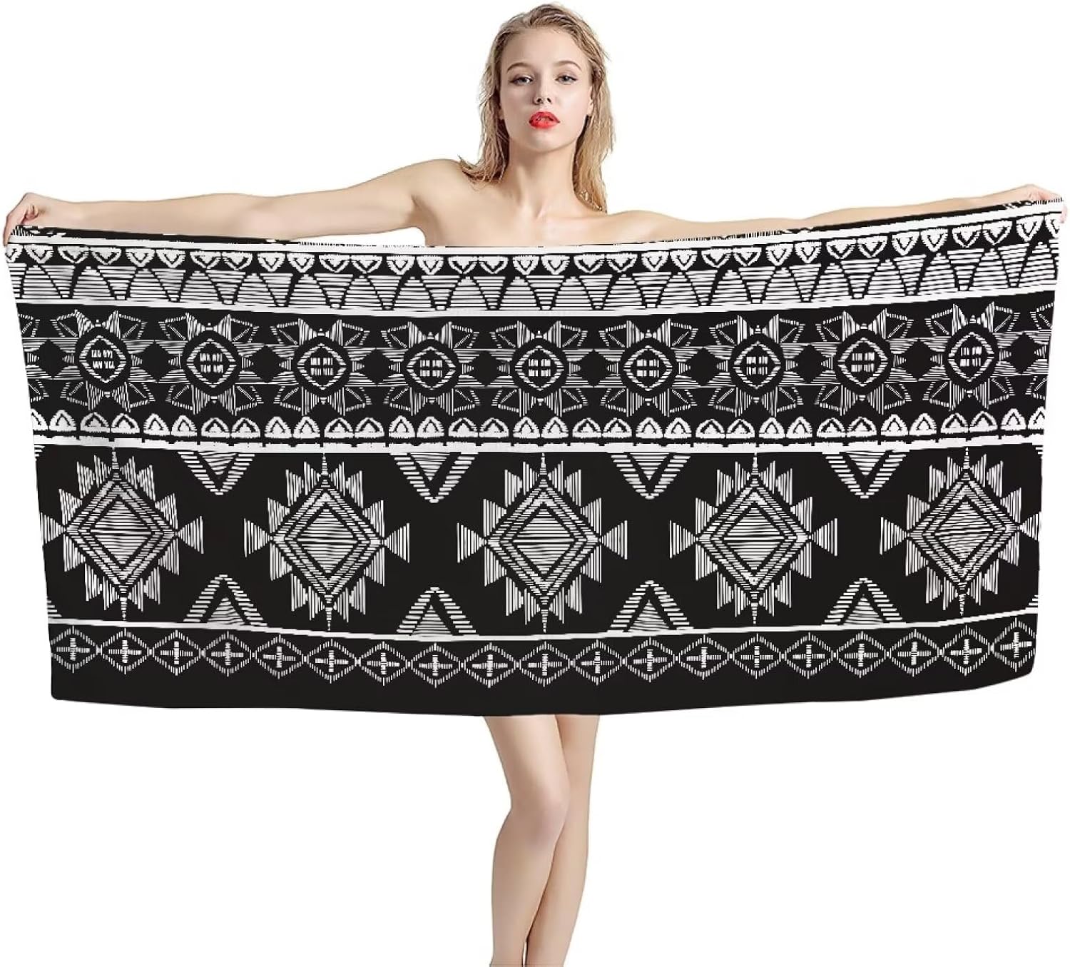 Zebra Stripes Print Bath Towels Summer Quick Dry Absorbent Beach Swim Towels Oversized Soft Fluffy Pool Towel Black and White W40*H60(CM)
Zebra Stripes Print Bath Towels Summer Quick Dry Absorbent Beach Swim Towels Oversized Soft Fluffy Pool Towel Black and White W40*H60(CM)