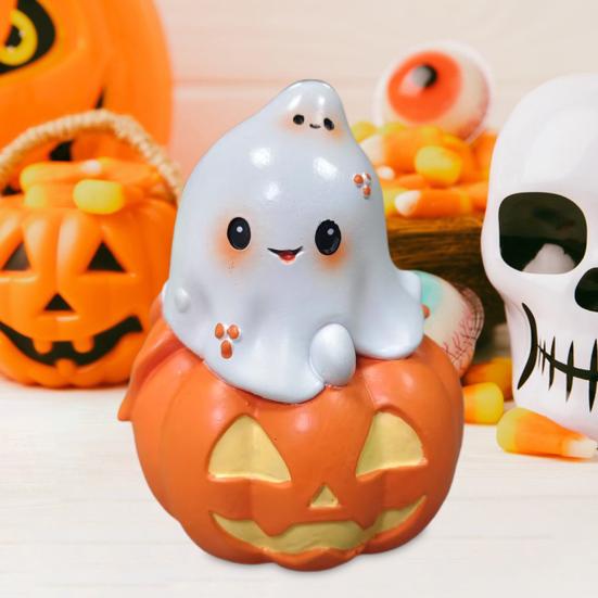 Halloween Pumpkin Ghost Figurine Resin Spooky Cartoon Ghost Statue Sculpture Home Women
Halloween Pumpkin Ghost Figurine Resin Spooky Cartoon Ghost Statue Sculpture Home Women