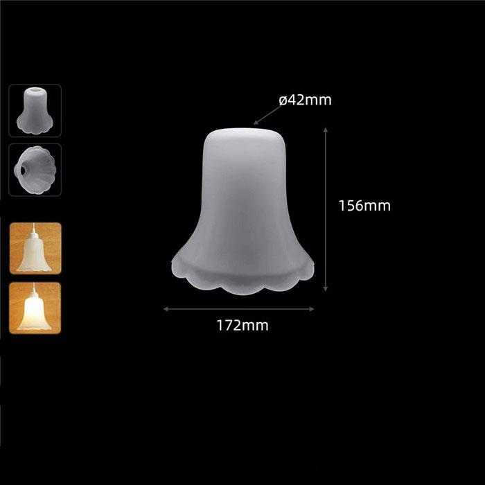 Старовинний абажур E27 Frost White Glass Заміна з отвором 4,2 см, матовий абажур у формі дзвоника з отвором 42 мм для підвісного освітлення
Старовинний абажур E27 Frost White Glass Заміна з отвором 4,2 см, матовий абажур у формі дзвоника з отвором 42 мм для підвісного освітлення
