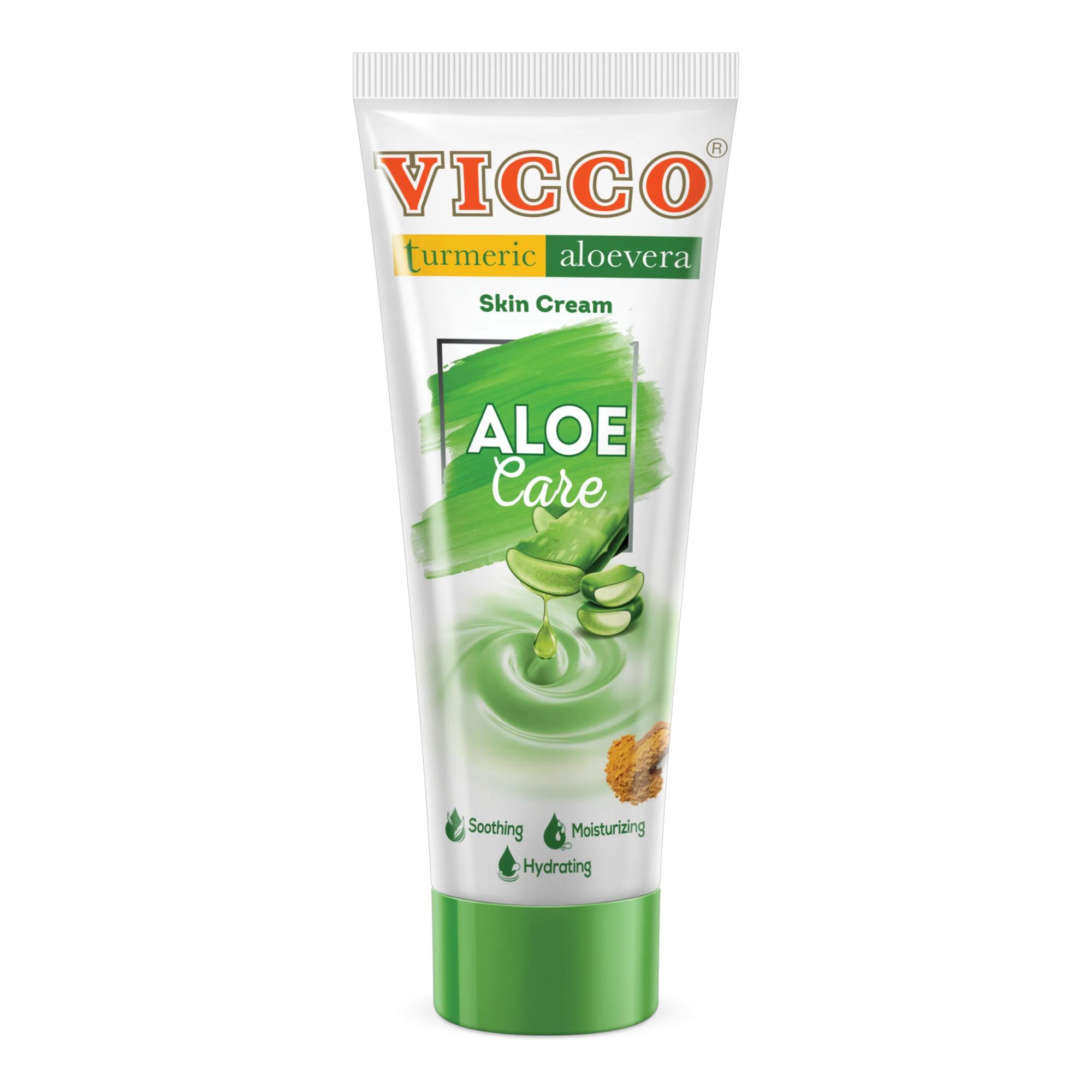 Vicco Turmeric Aloe Vera Skin Cream For Soft Supple Radiant Skin | 30G Tube | Moisturizing Vegan Ayurvedic Face Cream For Daily Hydration
Vicco Turmeric Aloe Vera Skin Cream For Soft Supple Radiant Skin | 30G Tube | Moisturizing Vegan Ayurvedic Face Cream For Daily Hydration
