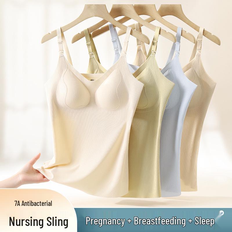 Spring Nursing Camisole for Postpartum: Bra-Free, Lightweight Base Layer for Breastfeeding Moms L (110-130 lbs)
Spring Nursing Camisole for Postpartum: Bra-Free, Lightweight Base Layer for Breastfeeding Moms L (110-130 lbs)