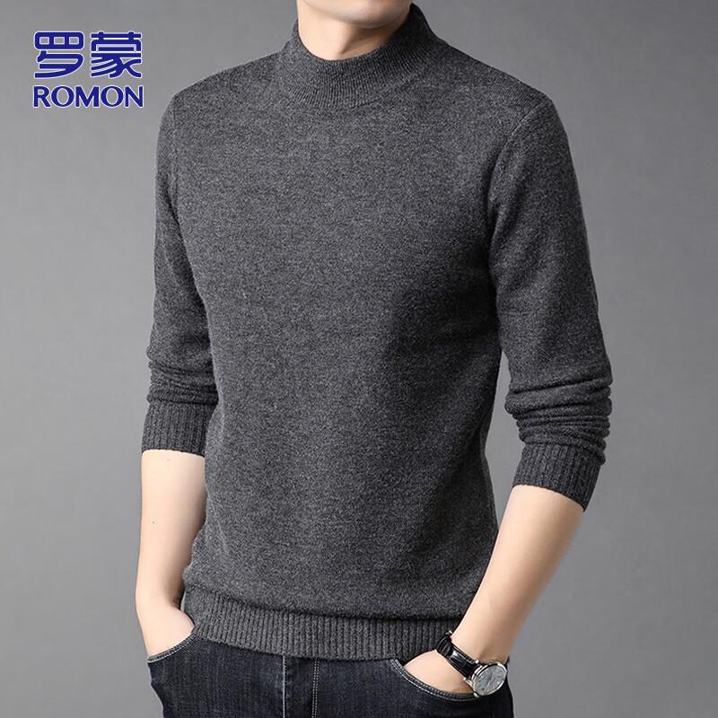 Romon Men s Business Casual Half-High Collar Pullover Sweater L
Romon Men s Business Casual Half-High Collar Pullover Sweater L