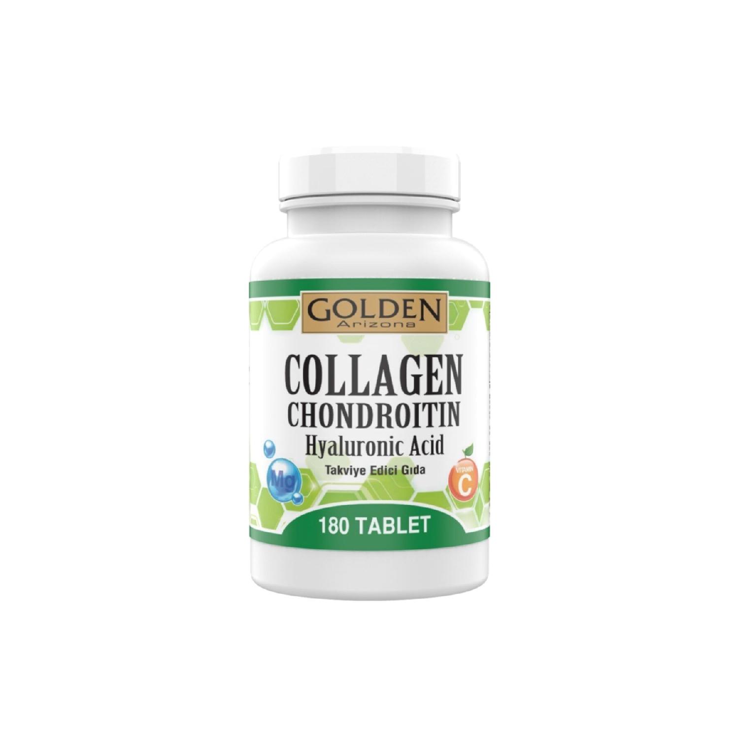 Golden Arizona Collagen Chondroitin 180 Tablets Hyaluronic Acid Magnesium Vitamin C
Golden Arizona Collagen Chondroitin 180 Tablets Hyaluronic Acid Magnesium Vitamin C
