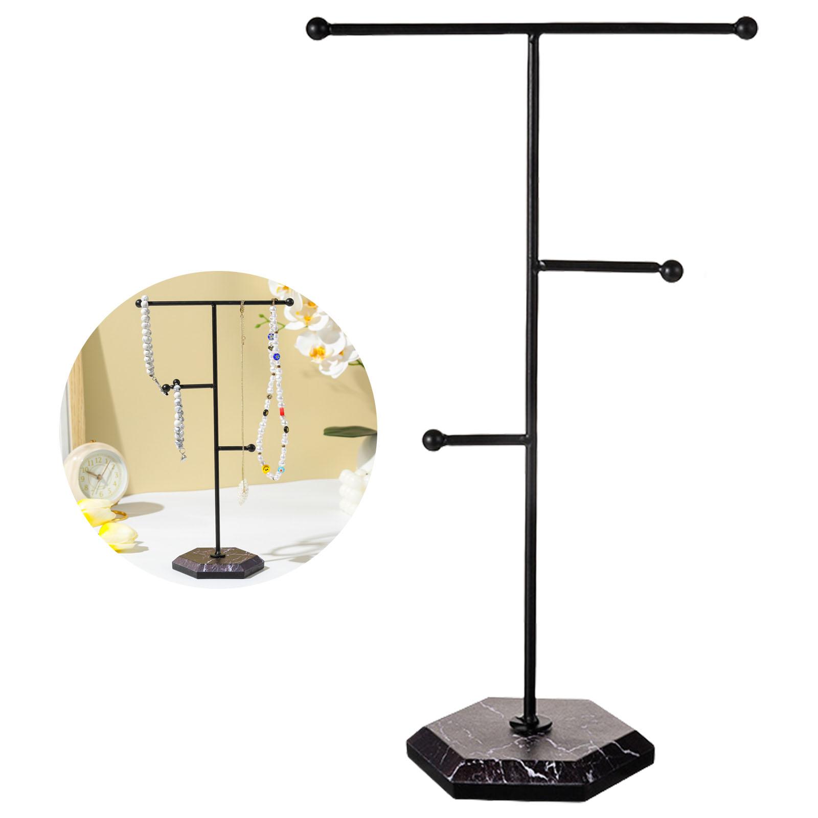 Elegant T Bar Jewelry Stand Organiser Display Shelf for Necklace Bracelet Watch Space Saving Jewellery Presentation Rack золотий
Elegant T Bar Jewelry Stand Organiser Display Shelf for Necklace Bracelet Watch Space Saving Jewellery Presentation Rack золотий