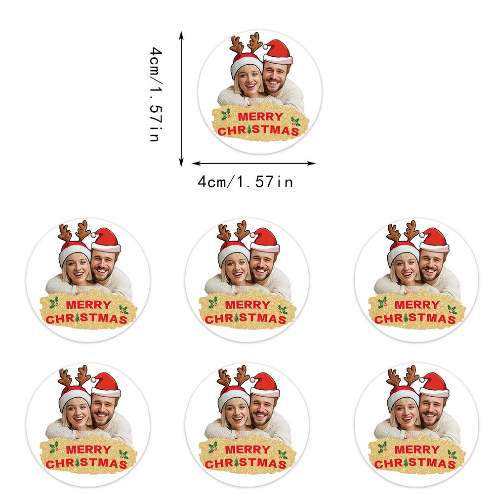 Personalized photo Christmas stickers, perfect for decorating Merry Christmas parties, holiday gifts, and other decorative items 50pcs
Personalized photo Christmas stickers, perfect for decorating Merry Christmas parties, holiday gifts, and other decorative items 50pcs