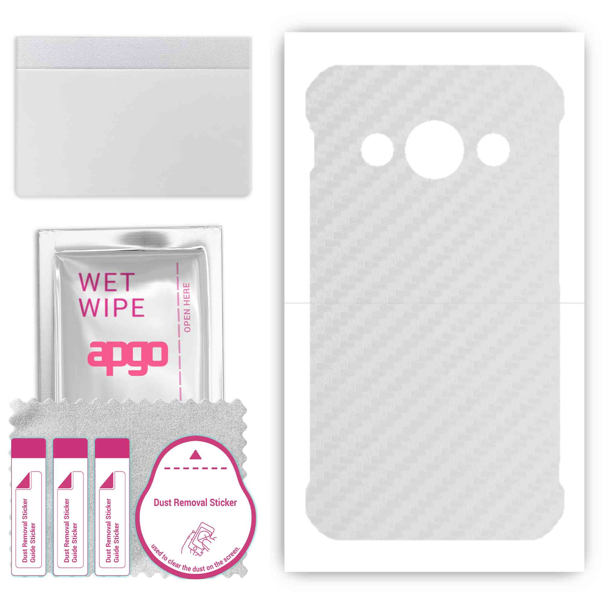 apgo Protective Skin Sticker for the back compatible with Samsung Galaxy Xcover 3 G389F, Wrap Film, Foil, Vinyl - Pattern Transparent Carbon
apgo Protective Skin Sticker for the back compatible with Samsung Galaxy Xcover 3 G389F, Wrap Film, Foil, Vinyl - Pattern Transparent Carbon