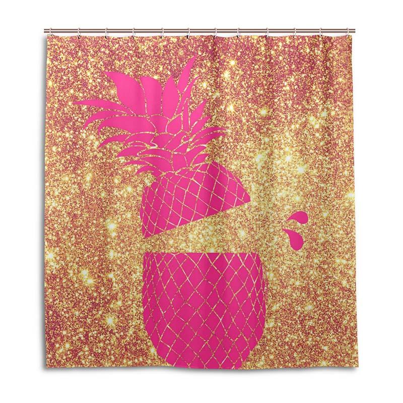 Yellow Pineapple Printed Waterproof Shower Curtains Polyester Bathroom Curtains With Hooks Eco-Friendly Decorative Bath Curtain W60H190(CM)-1 Pcs
Yellow Pineapple Printed Waterproof Shower Curtains Polyester Bathroom Curtains With Hooks Eco-Friendly Decorative Bath Curtain W60H190(CM)-1 Pcs