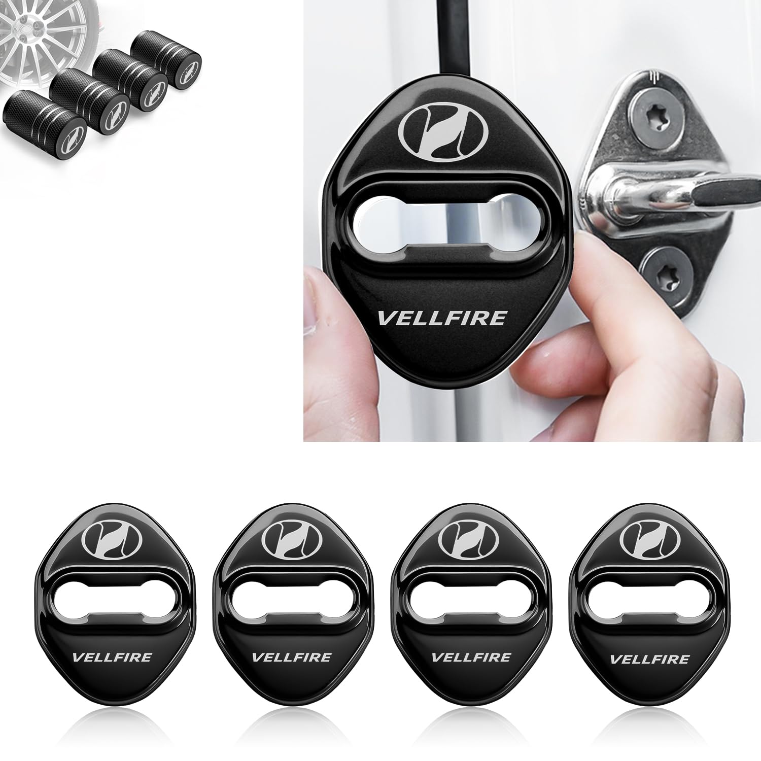 Совместимые аксессуары для Vellfire Накладка на дверной фиксатор, Дизайн, разработанный специально для автомобиля Vellfire, Vellfire 30-й серии 40 Vellfire чёрный
Совместимые аксессуары для Vellfire Накладка на дверной фиксатор, Дизайн, разработанный специально для автомобиля Vellfire, Vellfire 30-й серии 40 Vellfire чёрный