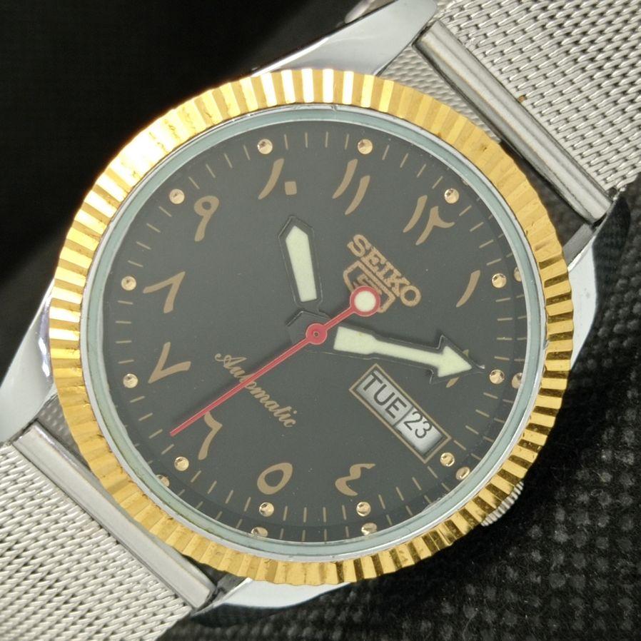 ELEGANT SEIKO 5 JAPAN MENS AUTOMATIC REFURBISHED BLACK DIAL WATCH a425767-2 R1028-a425767
ELEGANT SEIKO 5 JAPAN MENS AUTOMATIC REFURBISHED BLACK DIAL WATCH a425767-2 R1028-a425767