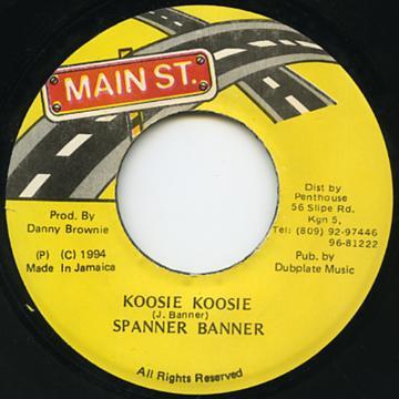 7inch Record SPANNER BANNER - Koosie Koosie NONE Main St. Jamaica Reggae, Ska & Dub Used
7inch Record SPANNER BANNER - Koosie Koosie NONE Main St. Jamaica Reggae, Ska & Dub Used