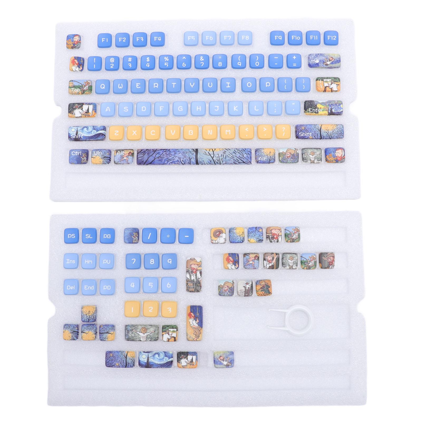 Mechanical Keyboard Keycaps PBT MSA Crystal Pudding 4 Sided Transparent Five Sided Thermal
Mechanical Keyboard Keycaps PBT MSA Crystal Pudding 4 Sided Transparent Five Sided Thermal