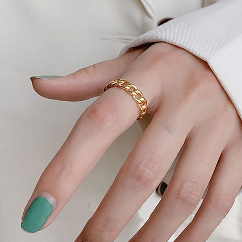 Minimalist 925 Sterling Silver Rings France Gold Plated CZ Vintage Chain Geometric Trendy Elegant Bride Jewelry Gifts resizable
Minimalist 925 Sterling Silver Rings France Gold Plated CZ Vintage Chain Geometric Trendy Elegant Bride Jewelry Gifts resizable